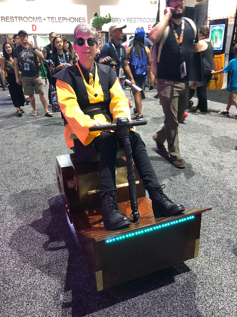 The Force is strong with Hufflepuff in this Harry Potter x Star Wars cosplay.